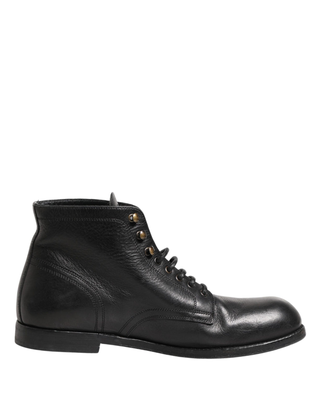Schwarze geschnürte kurze Stiefeletten Herrenschuhe