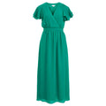 Bicolor Polyester Casual Dress