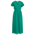 Bicolor Polyester Casual Dress