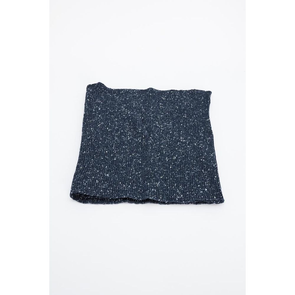 Blue Marabou Scarf