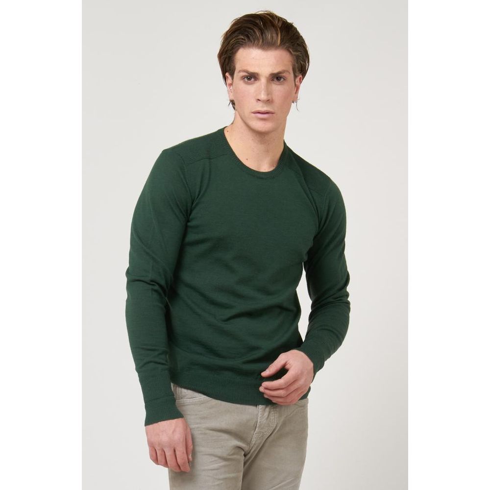 Grünes Marabou-Sweatshirt