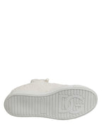 White Faux Shearling Low Top Sneakers  Shoes