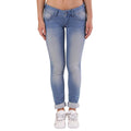 Blue Cotton Skinny Jeans