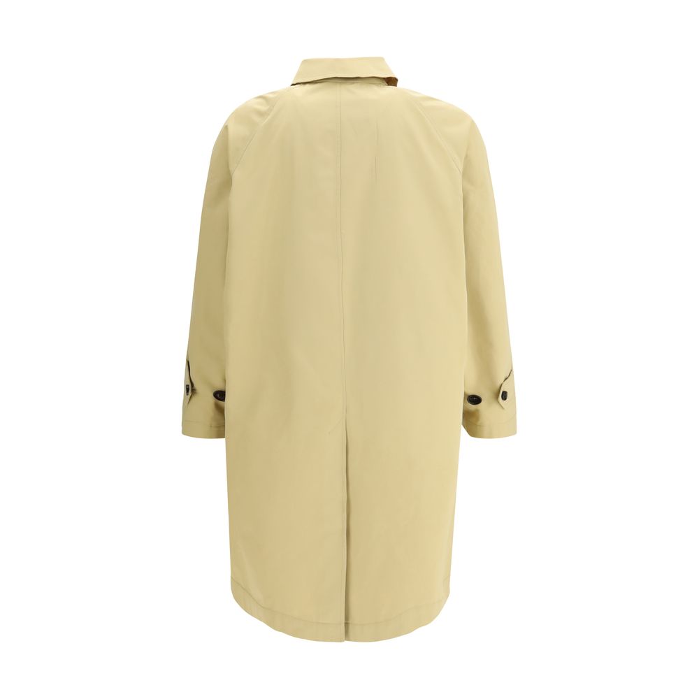 Beiger Baumwoll-Trenchcoat