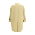 Beiger Baumwoll-Trenchcoat