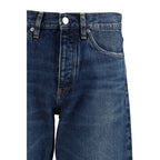 Blue Cotton Relaxed Fit Jeans