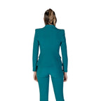 Black Polyester Blazer