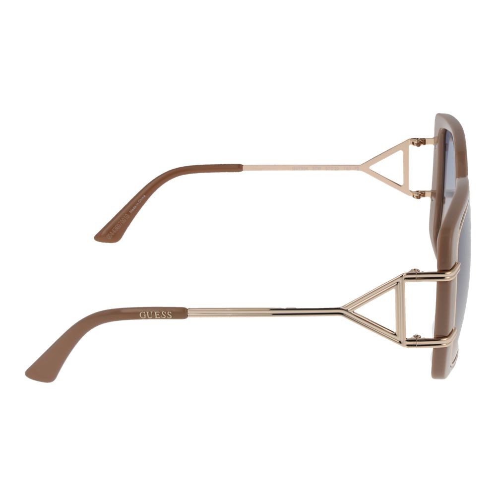 Brown Metal & Plastic Sunglasses