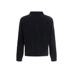 Polo shirt in black cotton