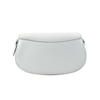 Borsa a tracolla in pelle bianca