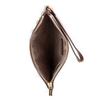 Black Leather Clutch Bag