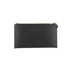 Black Leather Clutch Bag