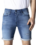 Blaue Jeansshorts