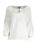 Weiße Baumwollbluse