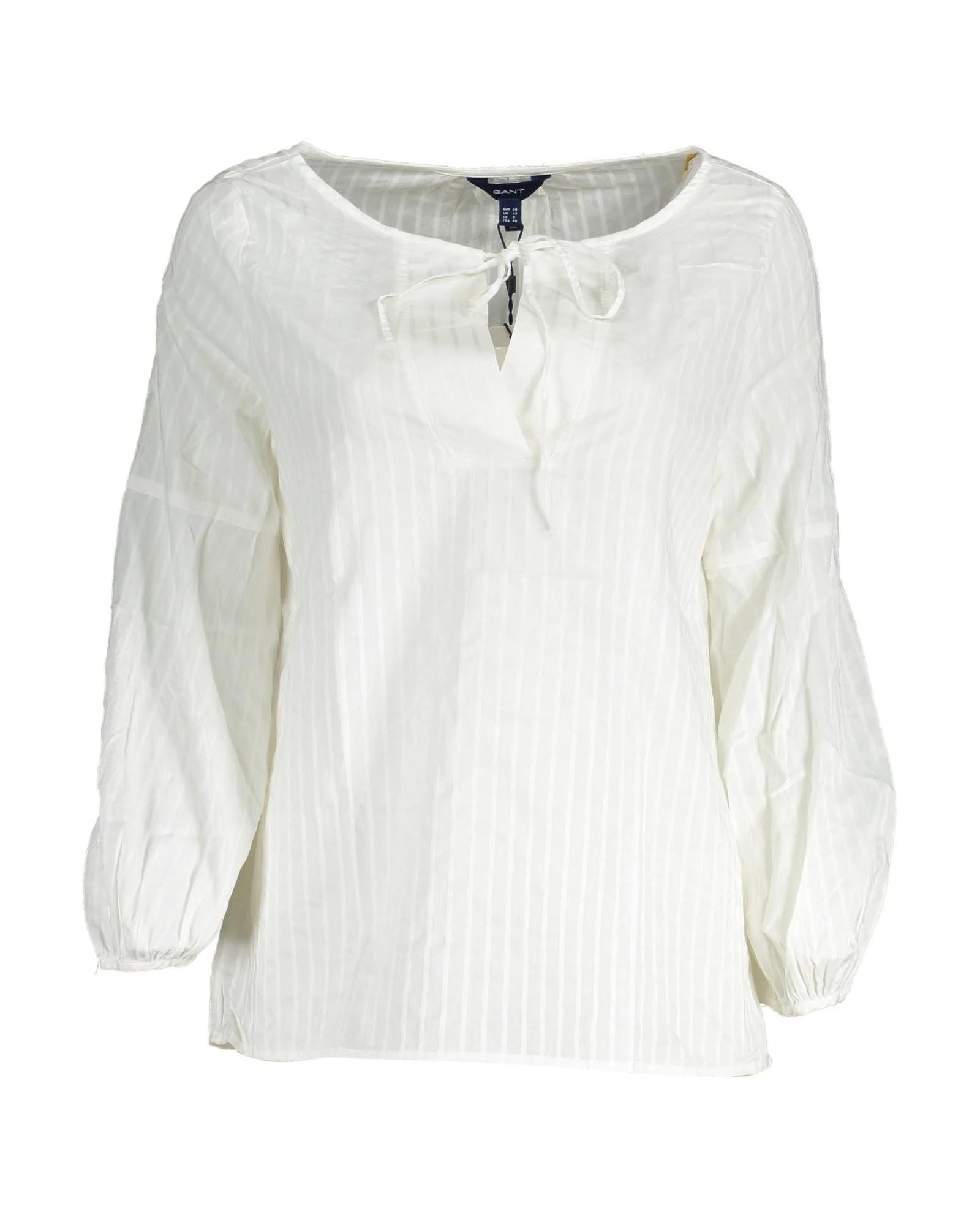 Weiße Baumwollbluse