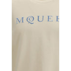 Beiges Baumwoll-T-Shirt