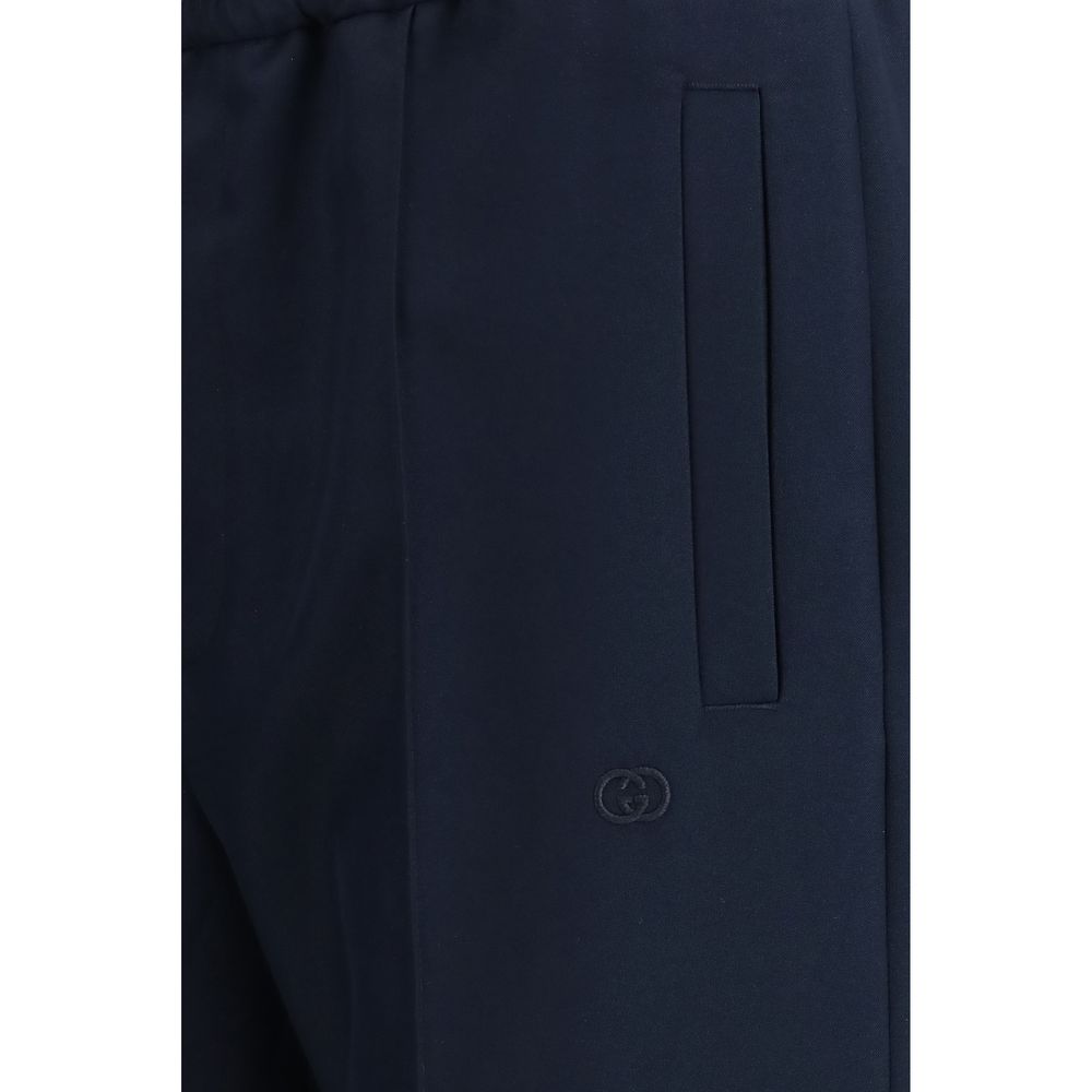 Blaue lässige Polyesterhose