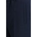 Blaue lässige Polyesterhose
