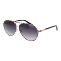 Schwarze Sonnenbrille aus Metall