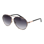 Schwarze Sonnenbrille aus Metall