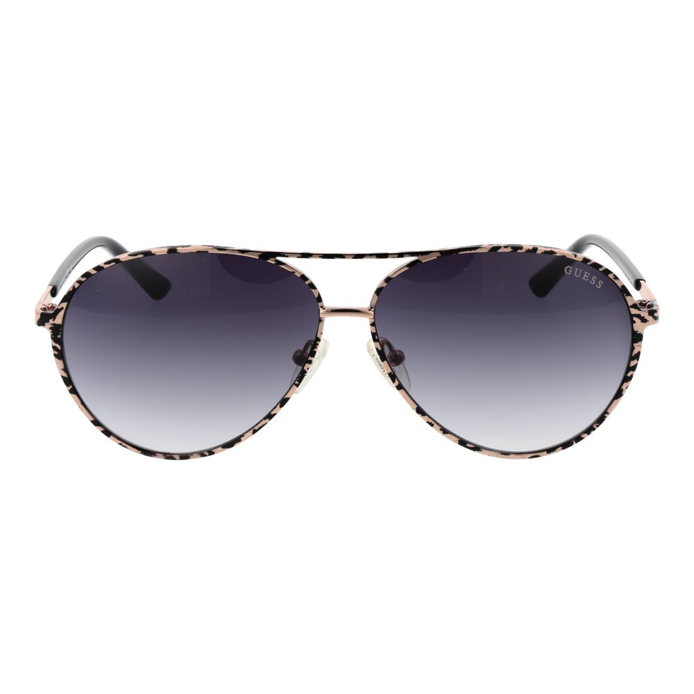Schwarze Sonnenbrille aus Metall