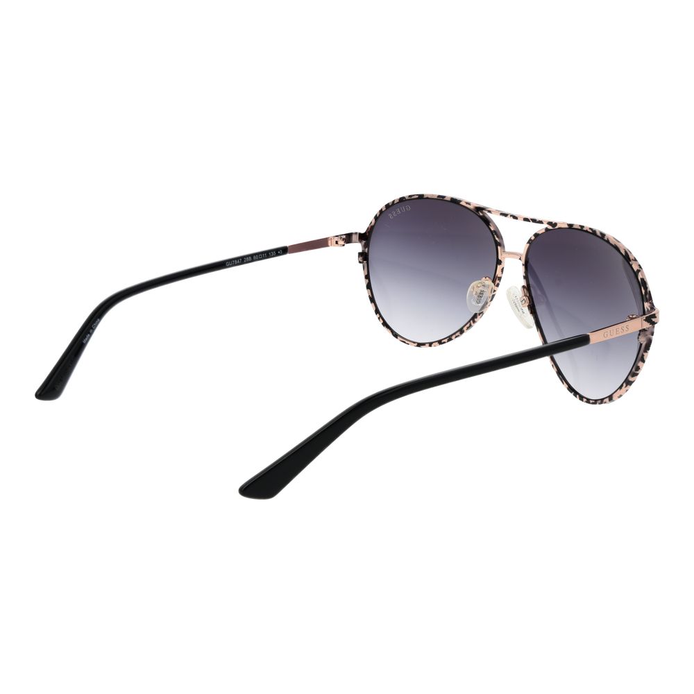 Schwarze Sonnenbrille aus Metall