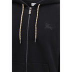 Black Cotton Sweatshirt