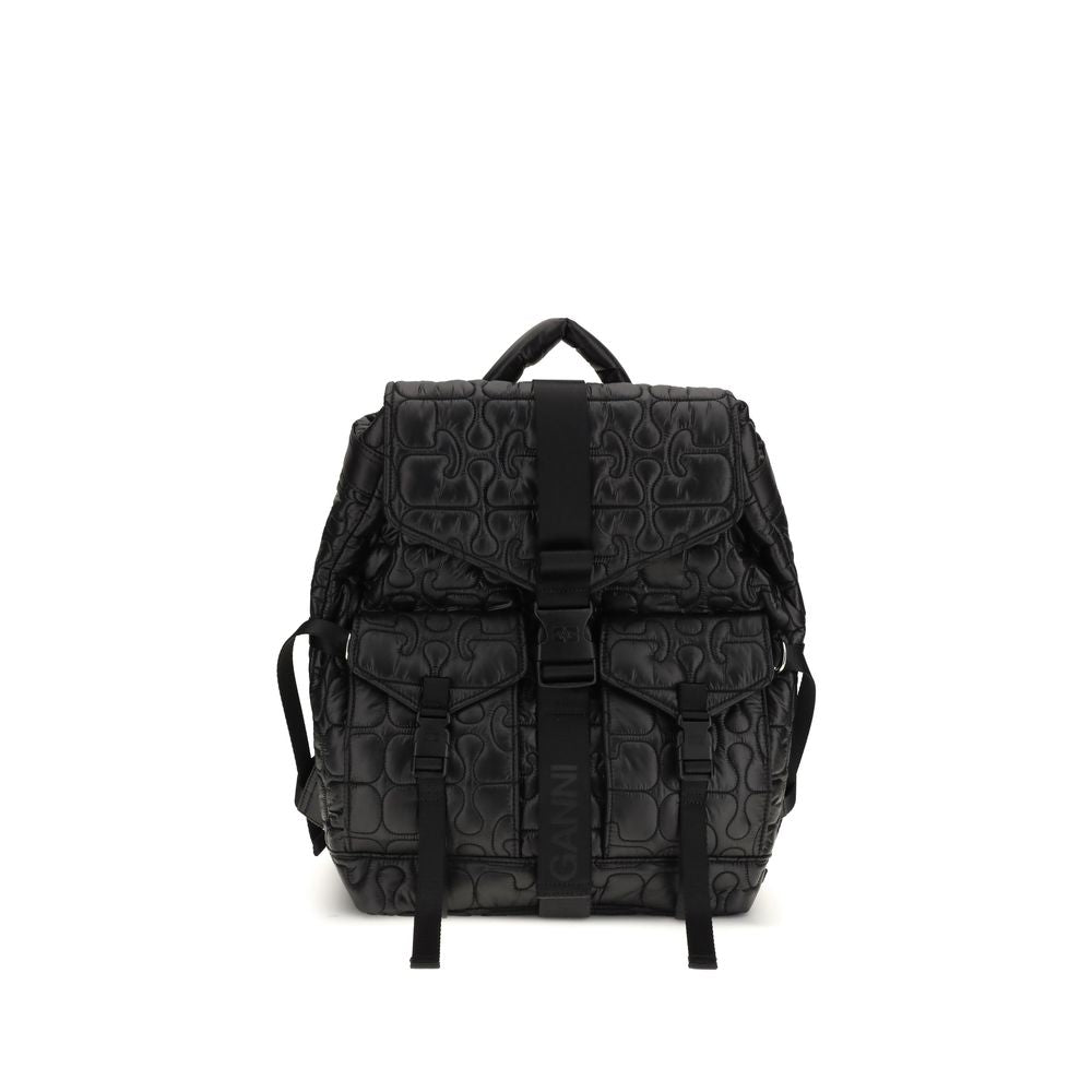 Schwarzer Polyamid-Rucksack