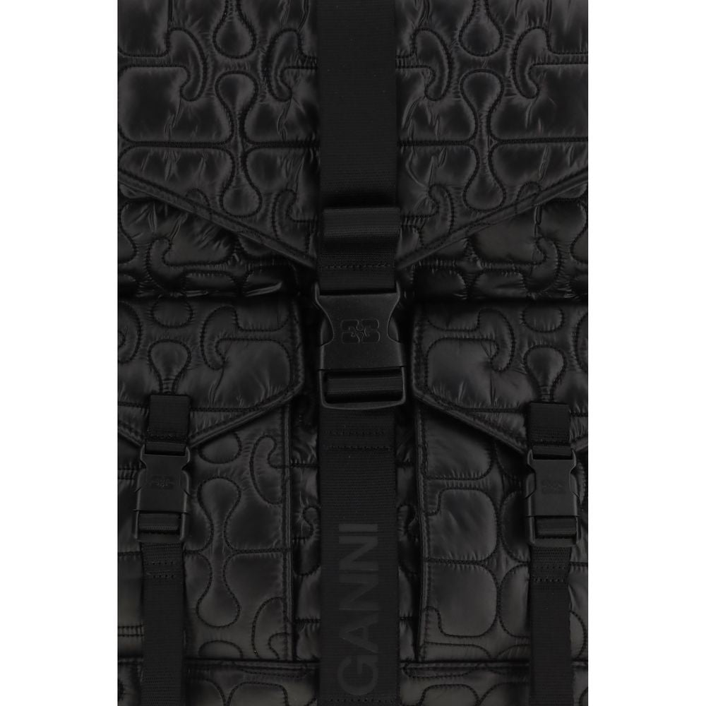 Schwarzer Polyamid-Rucksack