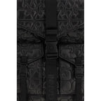 Schwarzer Polyamid-Rucksack