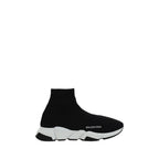 Schwarze Polyester-Sportschuhe