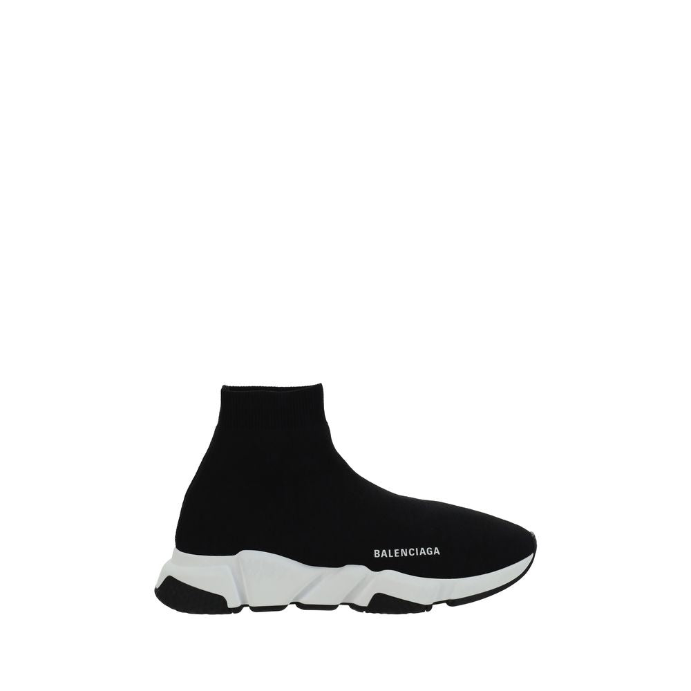 Schwarze Polyester-Sportschuhe