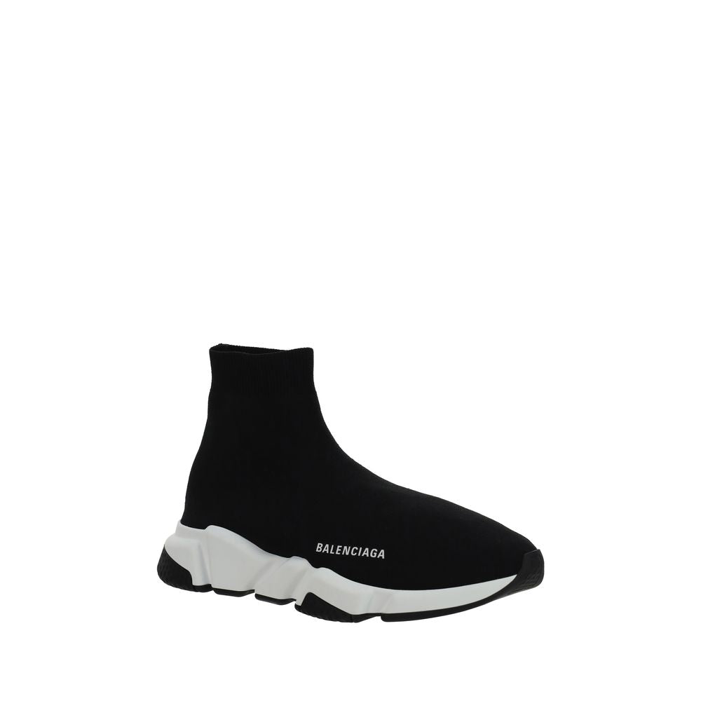 Schwarze Polyester-Sportschuhe