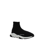 Schwarze Polyester-Sportschuhe