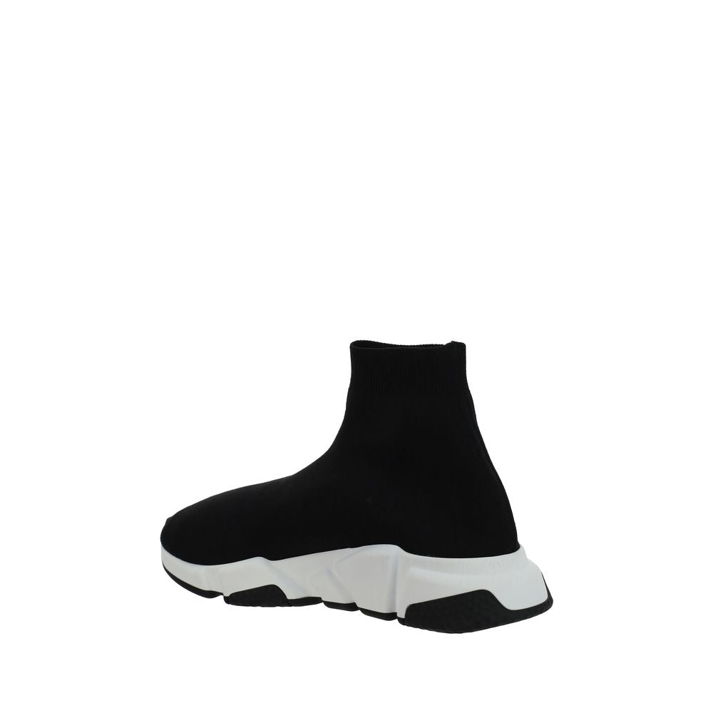 Schwarze Polyester-Sportschuhe