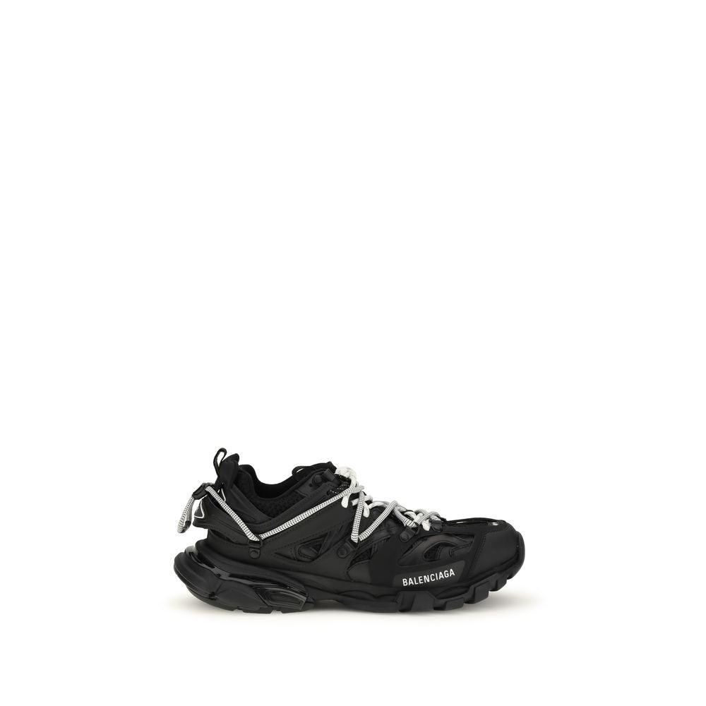 Scarpe da ginnastica atletiche in polietilene nero