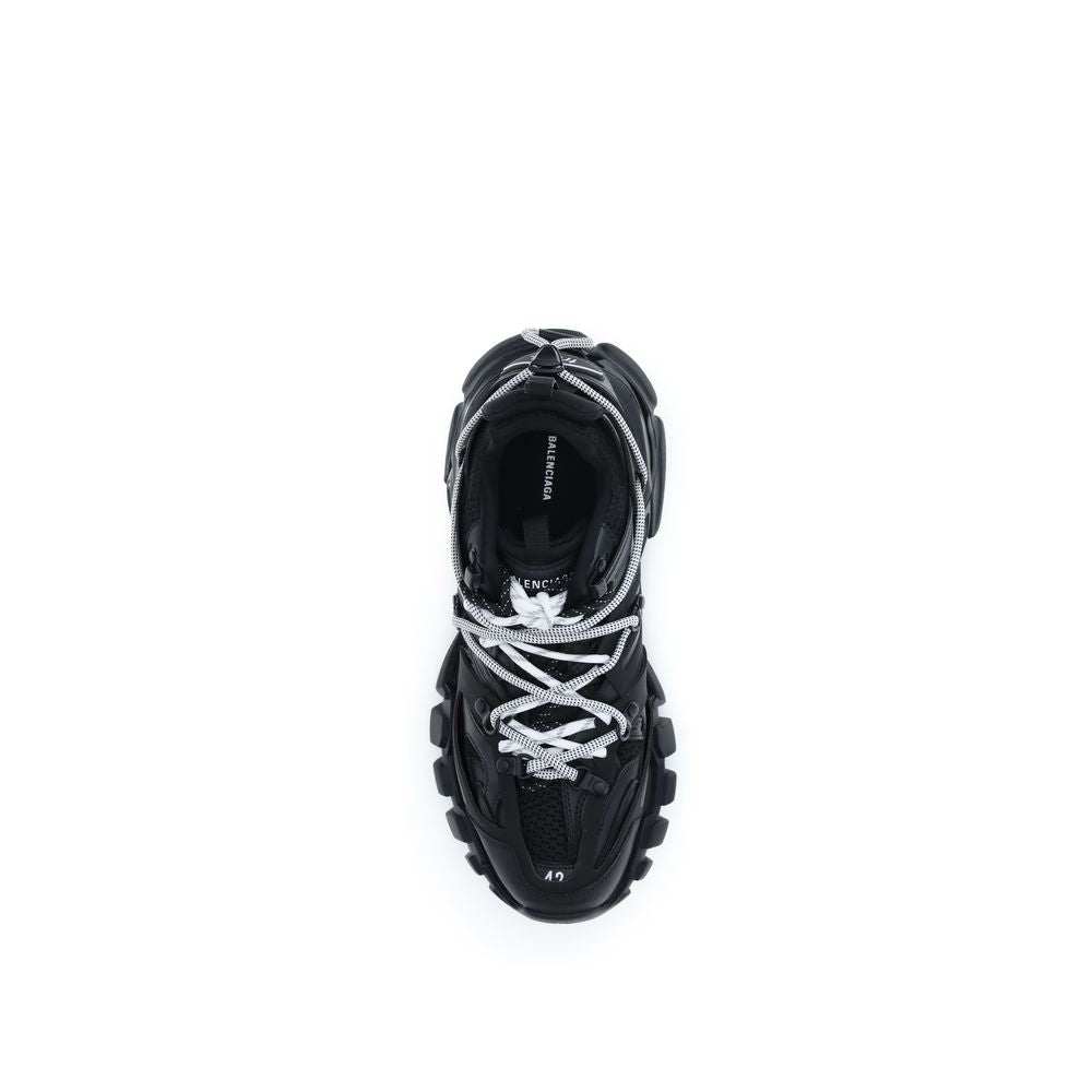 Scarpe da ginnastica atletiche in polietilene nero