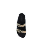Multicolor Rubber Flat Sandals