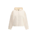 Weißes Modal-Sweatshirt