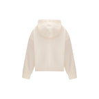Weißes Modal-Sweatshirt