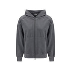 Graues Baumwoll-Sweatshirt