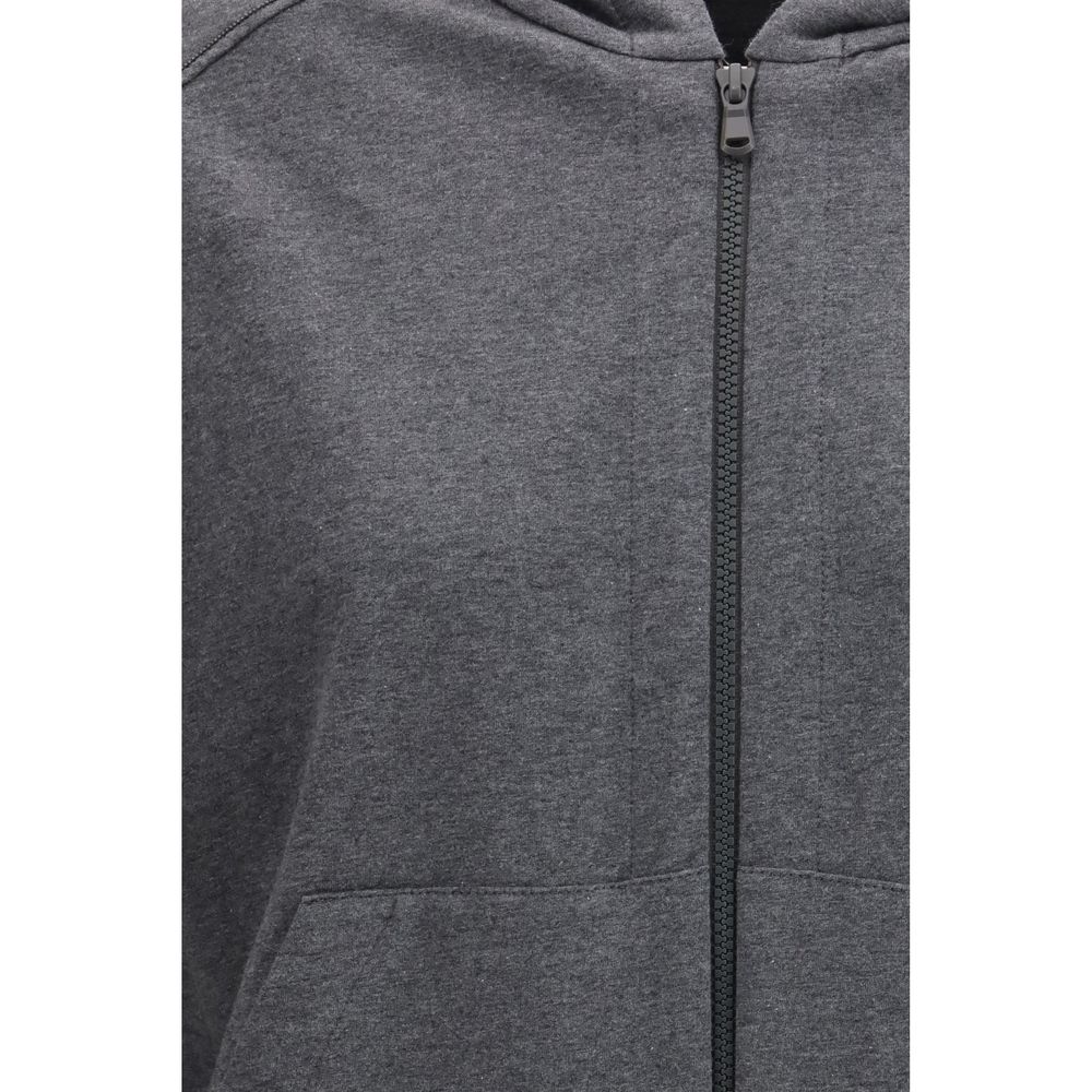 Graues Baumwoll-Sweatshirt