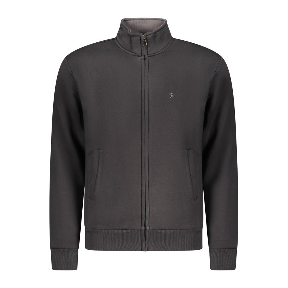 Schwarzes Baumwoll-Herren-Sweatshirt
