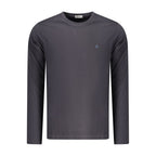 T-shirt da uomo in cotone blu