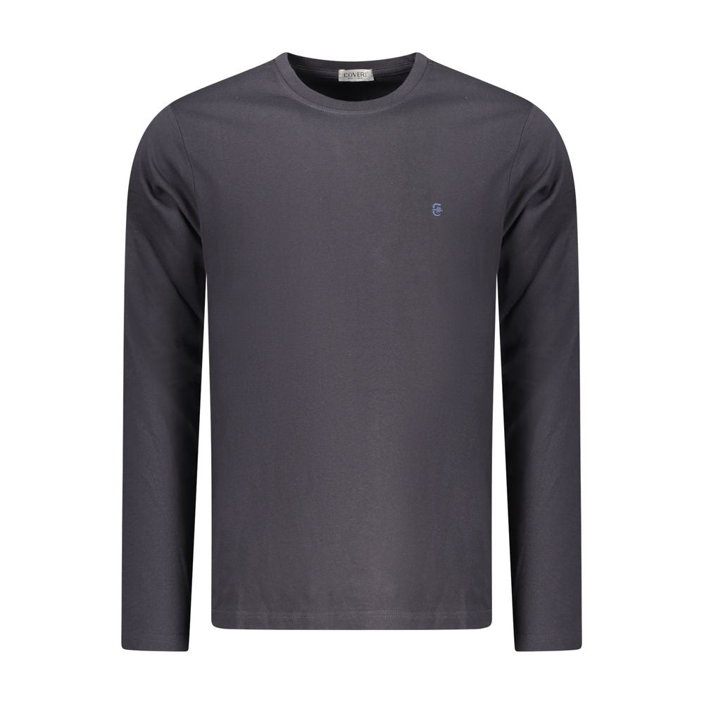 T-shirt da uomo in cotone blu