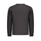 Black Cotton Men Sweater