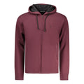 Rotes Kapuzen-Sweatshirt für Herren aus Baumwolle