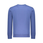 Blue Cotton Men Sweatshirt