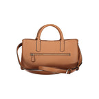Damenhandtasche aus braunem Polyurethan