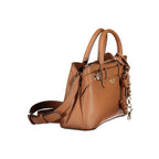 Damenhandtasche aus braunem Polyurethan